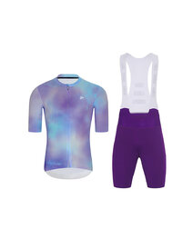 HOLOKOLO maillot corto y pantalón corto - COSMA - púrpura/azul claro